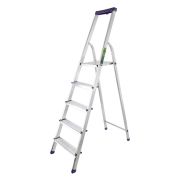 Стремянка алюминиевая с органайзером «Универсал», 5 ступеней, Сибртех