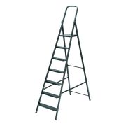 Стремянка 7 ступеней, компактная, стальная Сибртех