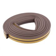 Уплотнитель, 24 м, профиль «D», коричневый Сибртех