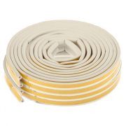 Уплотнитель, 6 м, профиль «P», белый Сибртех