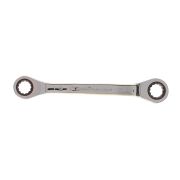 Ключ накидной трещоточный, 13 x 14 мм, CrV, зеркальный хром Matrix