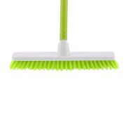 Щетка пластмассовая «Shrober» для чистки ковров 270 мм, салатовая щетина, c черенком, 120 см, D 22 мм Elfe