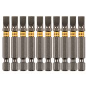 Бита SL6,0х50, сталь S2, шестигранный профиль, 10 шт. Е 6,3 Denzel