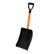 Лопата для уборки снега полипропиленовая, 275х365х790 мм, стальной черенок, Stels