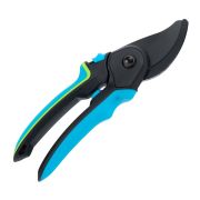 Секатор прямого реза, 225 мм, регулировка захвата, трехкомпонентные рукоятки, LUXE Palisad