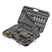 Набор инструментов, 1/2«, 1/4», CrV, S2, пластиковый кейс, 194 предмета Denzel