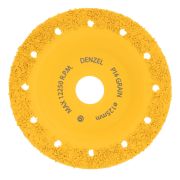 Чашка твёрдосплавная зачистная,125 мм, Плоская, среднее зерно #16// Denzel