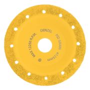 Чашка твёрдосплавная зачистная,125 мм, Наклонная, мелкое зерно #32// Denzel