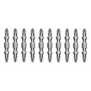 Бита двухстор., PH2-PZ2х45мм, сталь S2, 10шт. Gross